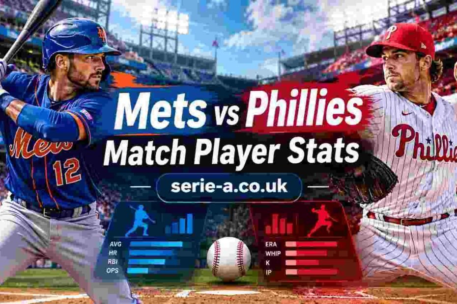 Mets vs Phillies Match Player Stats