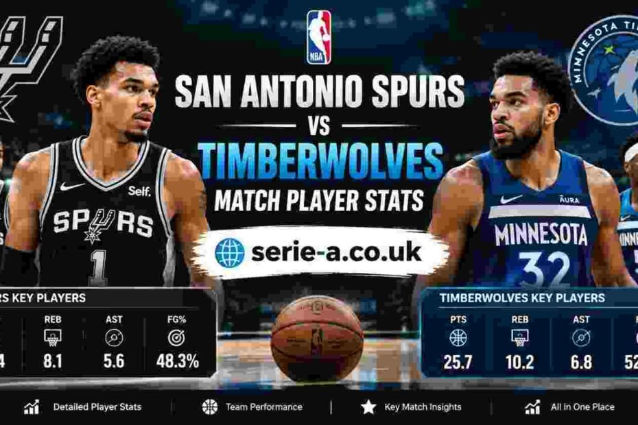 San Antonio Spurs vs Timberwolves Match Player Stats
